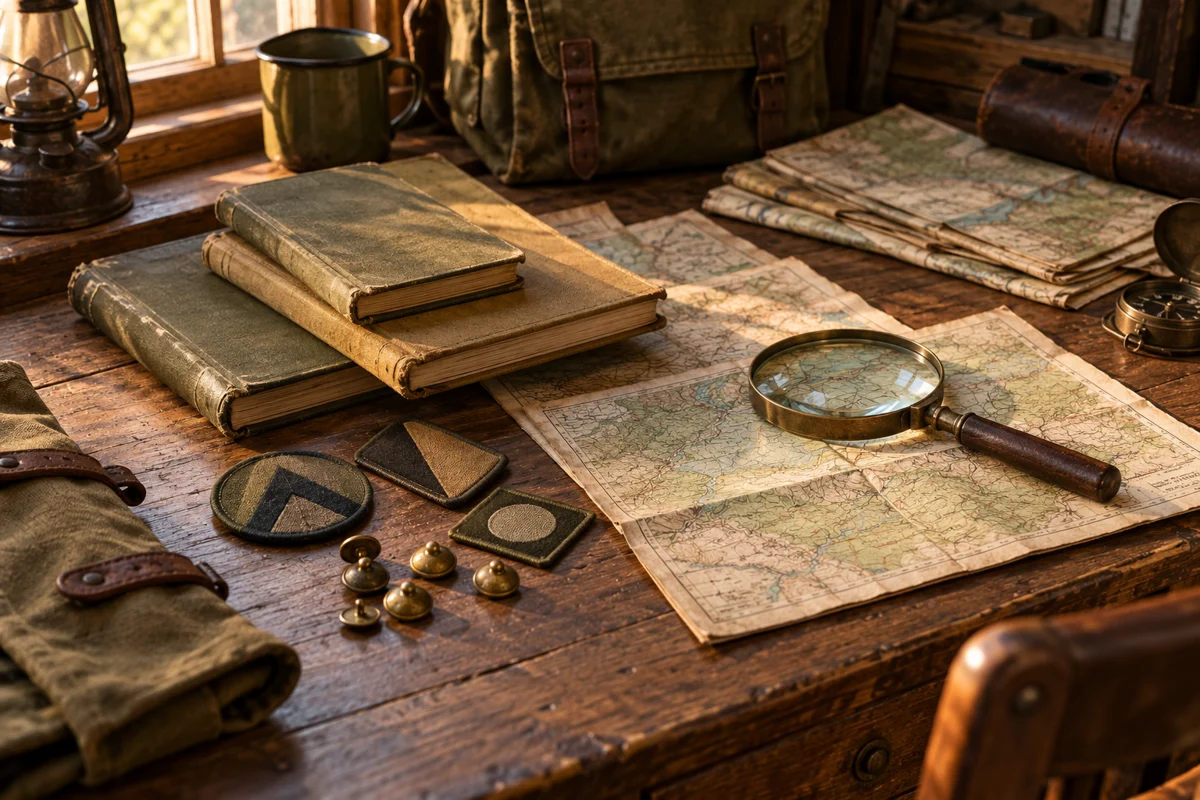 Illustrative the collector’s desk