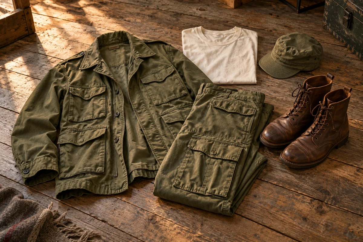 Illustrative the everyday surplus outfit
