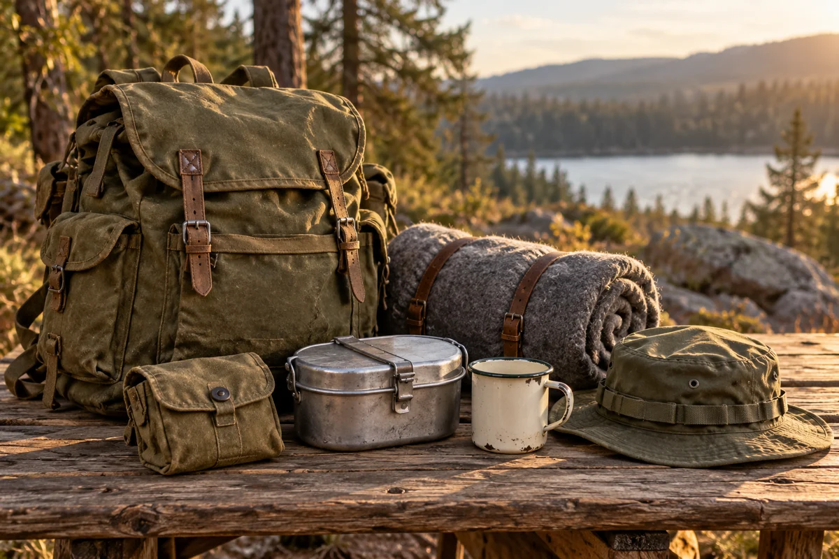 Illustrative the weekend camp kit