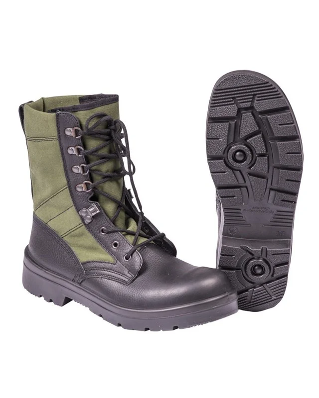 Seller listing photo: German/Dutch jungle boots, listed US 6.5