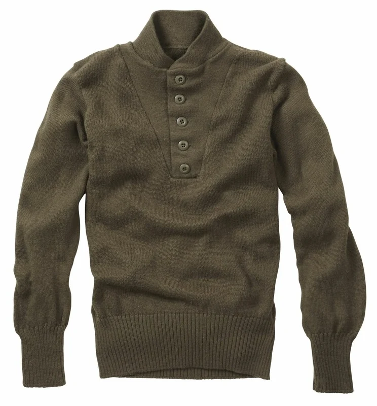 Seller listing photo: Military wool pullover